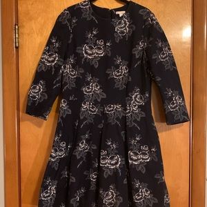 Gap Navy Floral Dress